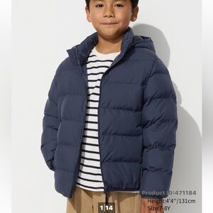 Uniqulo puffer jacket boys 7-8